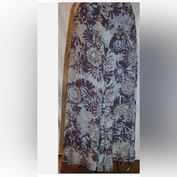 CAbi Silk Lined Twirly Circle maxi Skirt Size M - Picture 4 of 6